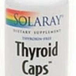 Solaray Thyroid Caps™ - 60 Cápsulas: Suporte Essencial para a Sua Tireoide