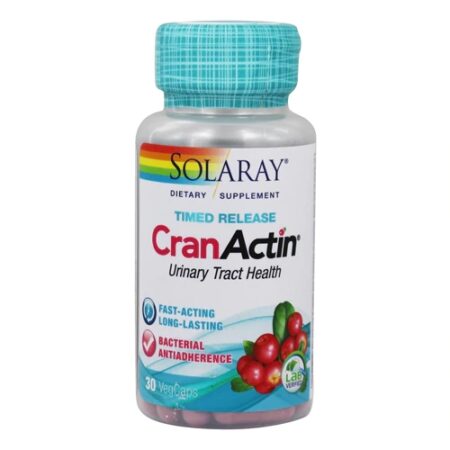 Solaray Timed Release CranActin -- 30 VegCaps