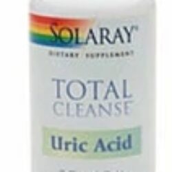 Solaray Total Cleanse Uric Acid 60 Cápsulas Vegetarianas: Controle do Ácido Úrico Naturalmente