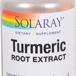 Solaray Cúrcuma Raiz 300mg 120 Cápsulas Veganas - Saúde e Bem-Estar