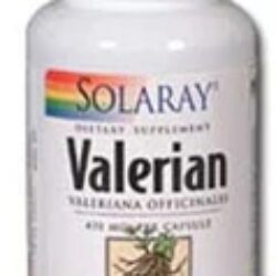 Solaray Valeriana 470 mg - 100 Cápsulas Veganas para Relaxamento e Bem-Estar