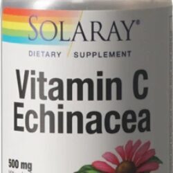 Solaray Vitamina C com Equinácea - 60 Cápsulas Vegetais para Imunidade Forte
