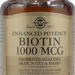 Solgar Biotina 1000 mcg - 50 Cápsulas Vegetais: Saúde e Beleza em Cada Dose