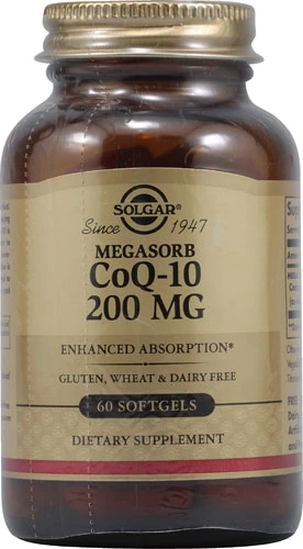 Solgar CoQ-10 200 mg - 60 Cápsulas Gelatinosas: Energia e Bem-Estar Celular