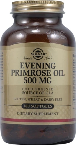 Óleo de Prímula Solgar 500mg - 180 Cápsulas Softgel | Bem-Estar Feminino e Saúde da Pele