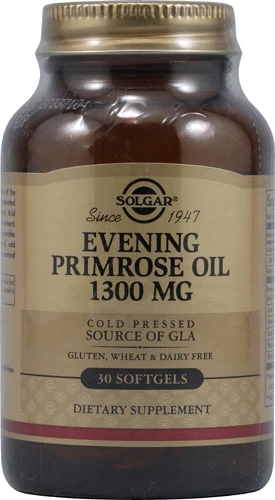 Óleo de Prímula Solgar 1300 mg - 30 Cápsulas Gelatinosas - Saúde da Mulher e Bem-Estar