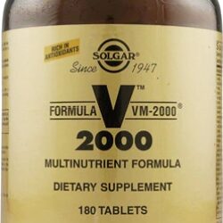 Solgar Formula VM-2000 Multivitamínico - 180 Tablets - Energia e Bem-Estar Completo