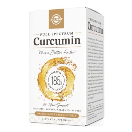 Solgar Full Spectrum Curcumin -- 30 Liquid Extract Softgels