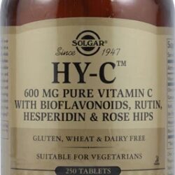 Solgar Hy-C™ 600mg - 250 Comprimidos: Potencialize sua Imunidade e Bem-Estar