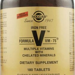 Solgar Formula VM-75® Ferro-Free - 180 Comprimidos: Seu Aliado Essencial para o Bem-Estar Diário