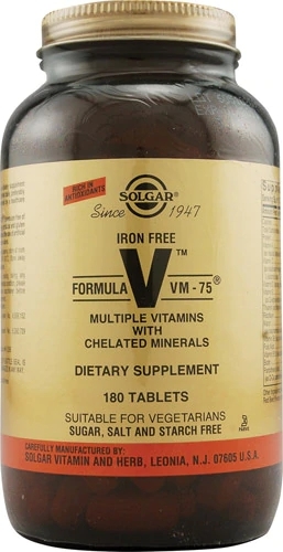 Solgar Formula VM-75® Ferro-Free - 180 Comprimidos: Seu Aliado Essencial para o Bem-Estar Diário