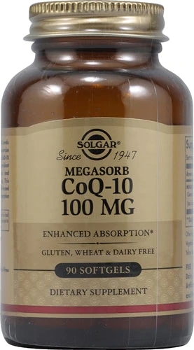 Solgar Megasorb CoQ-10 100mg: 90 Cápsulas Softgel Essenciais para Sua Energia e Vitalidade