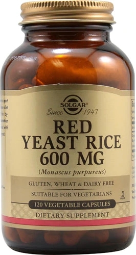 Solgar Red Yeast Rice 600mg - 120 Cápsulas Vegetais: Saúde Cardiovascular e Bem-Estar