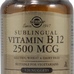 Solgar Vitamina B12 Sublingual 2500mcg - 120 Nuggets: Energia e Bem-Estar Essenciais