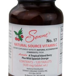 Vitamina C Sonne's Natural Source 920 mg - 120 Comprimidos - Imunidade e Vitalidade