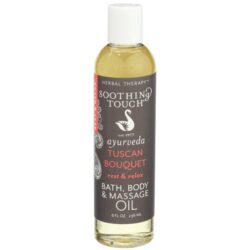 Óleo de Massagem e Banho Soothing Touch Ayurveda Tuscan Bouquet 236ml: Relaxamento Profundo para Corpo e Mente