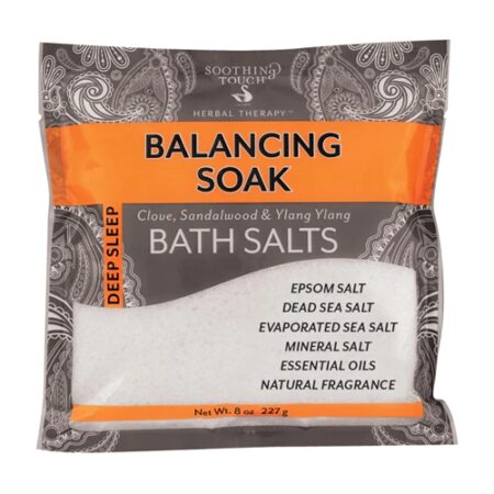 Soothing Touch Balancing Soak Bath Salts Clove Sandalwood & Ylang Ylang -- 8 oz