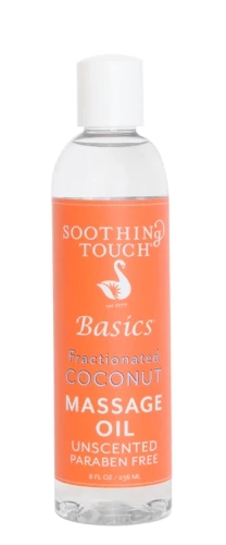 Óleo de Massagem Soothing Touch Basics - Coco Fracionado 237ml (8 oz) - Pureza e Bem-Estar