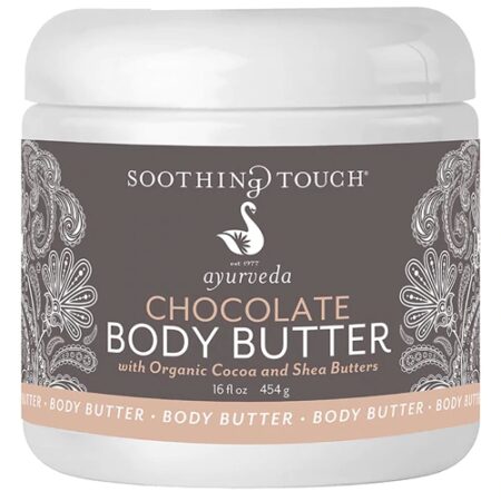 Soothing Touch Chocolate Body Butter with Organic Cocoa and Shea Butters -- 16 oz