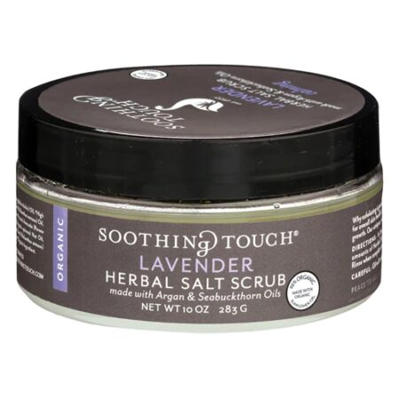 Soothing Touch Lavender Herbal Salt Scrub -- 10 oz