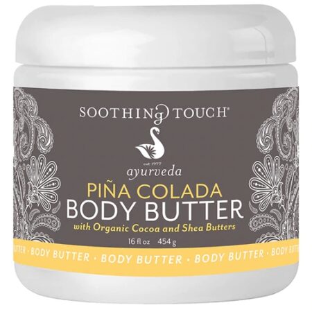 Soothing Touch Pina Colada Body Butter with Organic Cocoa and Shea Butters -- 16 oz