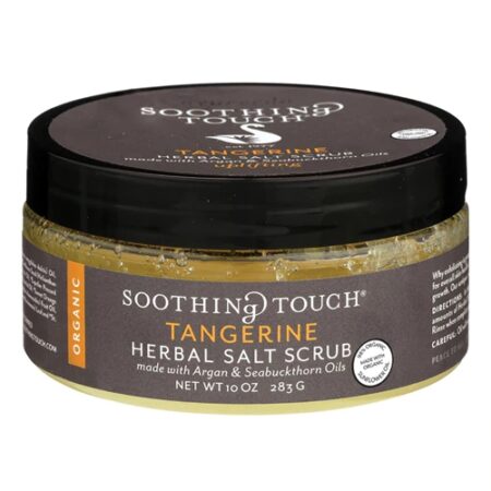 Soothing Touch Tangerine Herbal Salt Scrub -- 10 oz