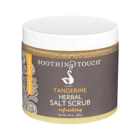 Soothing Touch Tangerine Herbal Salt Scrub -- 20 oz