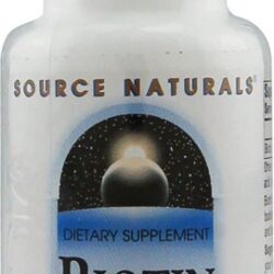 Source Naturals Biotina 5000mcg - 60 Comprimidos: Saúde e Beleza para Cabelos, Pele e Unhas