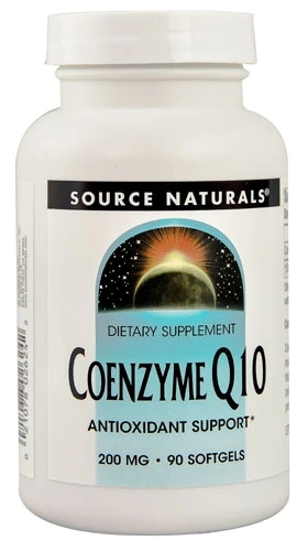 Source Naturals Coenzima Q10 (CoQ10) 200mg - 90 Cápsulas Gelatinosas - Energia e Saúde Cardiovascular