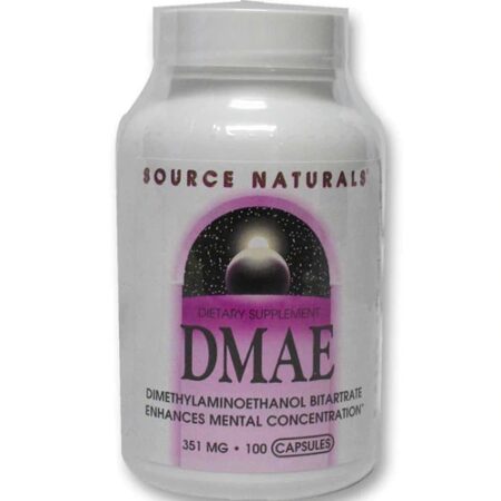 Source Naturals DMAE -- 351 mg - 100 Capsules