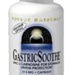 Source Naturals GastricSoothe Zinc L-Carnosine 37.5mg - 60 Cápsulas Vegetarianas: Alívio e Bem-Estar Digestivo