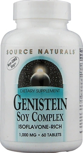 Source Naturals Genistein Soy Complex 1000mg - 60 Comprimidos: Saúde e Bem-Estar da Soja