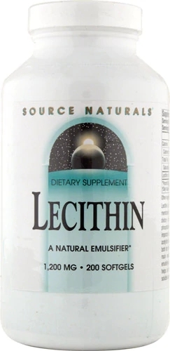 Source Naturals Lecithin 1200mg - 200 Cápsulas Gelatinosas: Vitalidade e Bem-Estar para Você