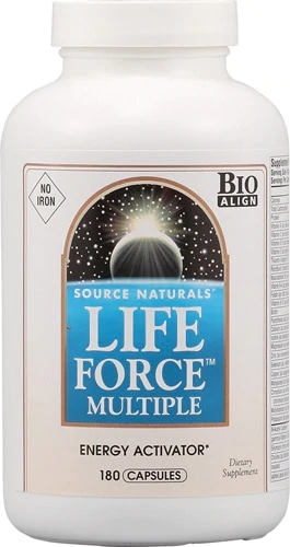 Source Naturals Life Force™ Múltiplo Sem Ferro - 180 Cápsulas: Vitalidade Diária para Você!