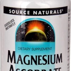Source Naturals Magnésio Ascorbato 227g: Vitamina C Pura e Magnésio Essencial