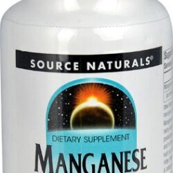 Source Naturals Manganês 10mg: 250 Comprimidos para Saúde Óssea e Metabólica