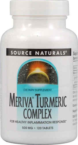 Source Naturals Meriva® Turmeric Complex 500mg - 120 Comprimidos: Seu Aliado Natural para Saúde e Bem-Estar