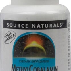 Source Naturals Metilcobalamina Fast Melt™ 5mg - 60 Tabletes: Energia e Bem-Estar