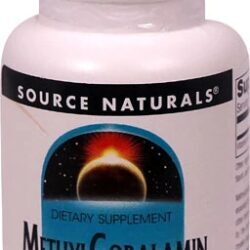 Source Naturals Metilcobalamina Vitamina B12 Sabor Cereja - 5 mg - 30 Pastilhas Desintegráveis