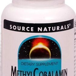 Source Naturals Metilcobalamina Vitamina B12 Cereja - 5mg - 60 Pastilhas Máximas