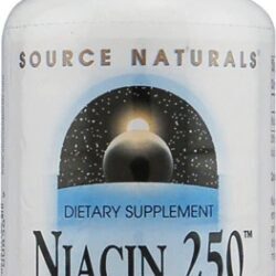 Source Naturals Vitamina B3 Niacina 250mg - 250 Comprimidos: Energia Essencial para o Bem-Estar