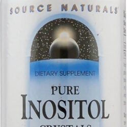 Source Naturals Cristais de Inositol Puro - 170g - Suporte ao Bem-Estar Mental e Físico