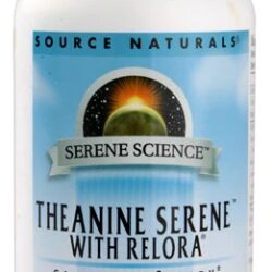 Source Naturals Serene Science Theanine Serene com Relora® - 120 Comprimidos: Tranquilidade e Bem-Estar para Sua Rotina