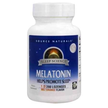 Source Naturals Sleep Science® Melatonin Orange -- 1 mg - 200 Lozenges