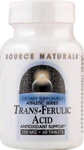 Source Naturals Ácido Trans-Ferúlico 250 mg - 60 Tabletes: Potência Antioxidante para sua Saúde