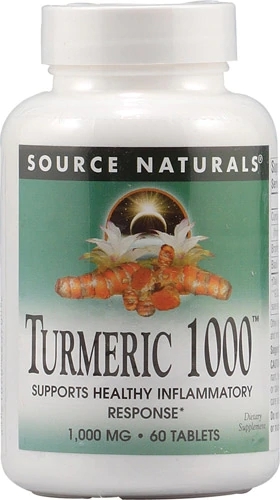 Source Naturals Cúrcuma 1000™ - 1000mg - 60 Comprimidos: Saúde e Bem-Estar Natural