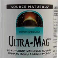 Source Naturals Ultra-Mag Magnésio 240 Tabletes - Máxima Absorção e Bem-Estar