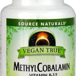 Source Naturals Vegan True™ Metilcobalamina 1 mg - 60 Comprimidos: Essencial para Energia e Saúde Neural