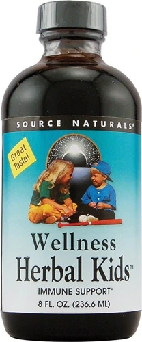 Source Naturals Herbal Kids Líquido Menta 237ml: Suporte Imunológico Infantil