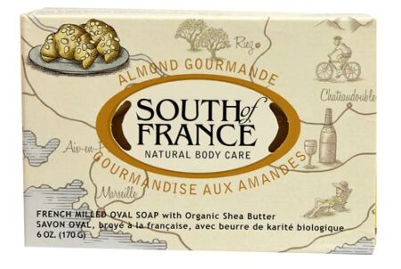 South of France French Milled Oval Soap Almond Gourmande -- 6 oz